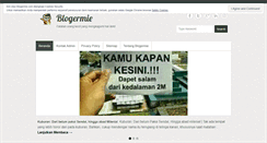 Desktop Screenshot of blogermie.com